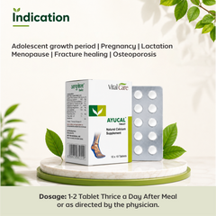 Ayucal Tablet – Natural Calcium Support for Strong Bones
