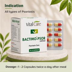 Bactimo Psor Capsule – Internal Support for Psoriasis Care