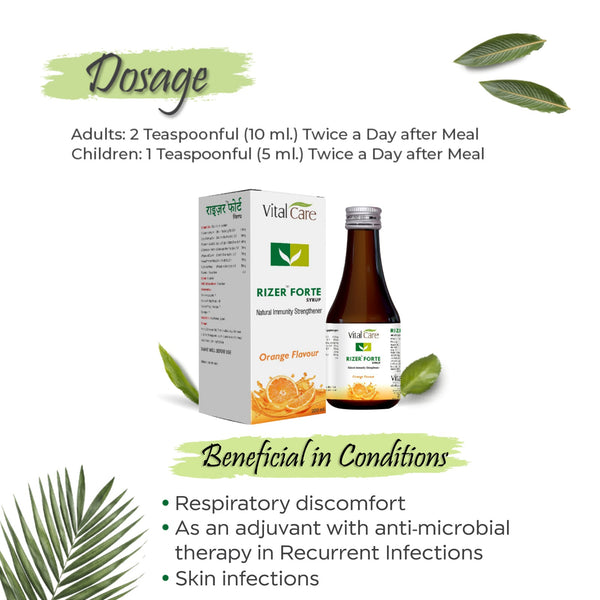 Rizer Forte Syrup (200ml) - Natural Immunity Strengthener