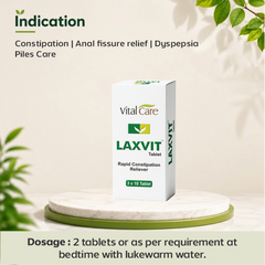Laxvit Tablets – Reliable Relief for Constipation