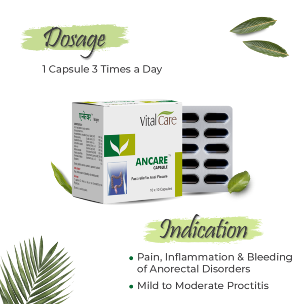 Ancare Capsule - Ayurvedic Medicine for Piles