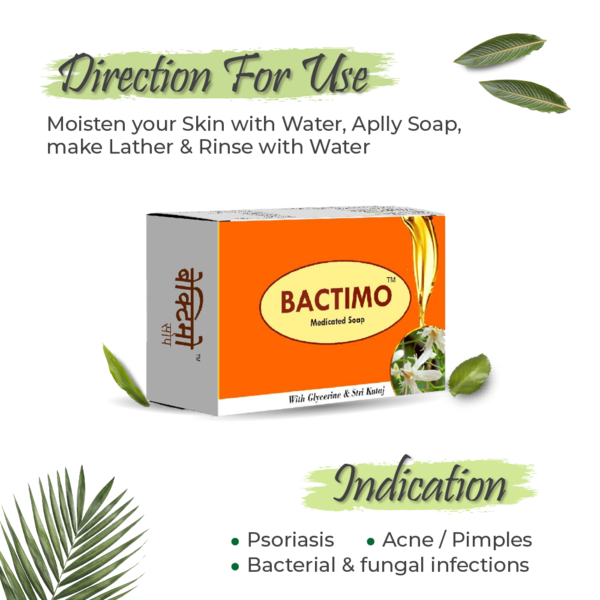 BACTIMO Soap - An Ayurvedic Soap For Skin disorders