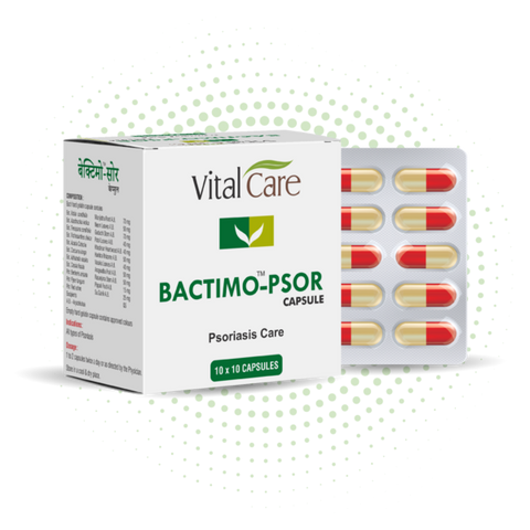 Bactimo-Psor Capsules - Ayurvedic Solution for Psoriasis
