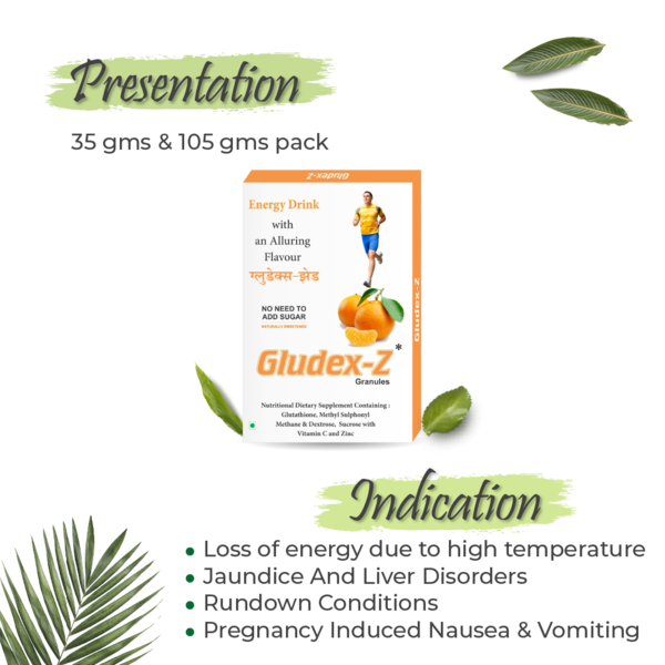 Gludex-Z Restores Drained Energy