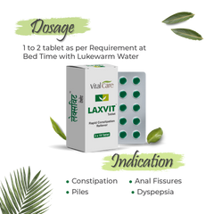 Laxvit Tablets – Reliable Relief for Constipation