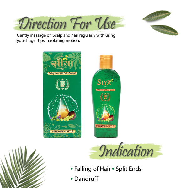 Ayurvedic Hair Oil Indication