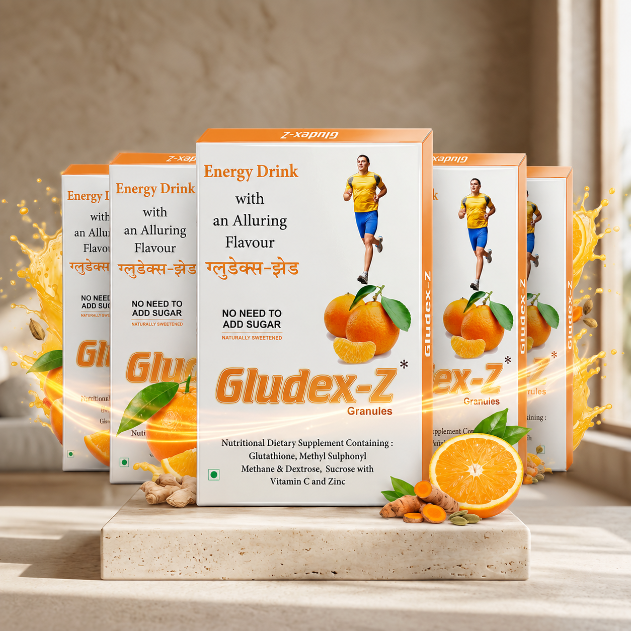 Gludex-Z Granules – Energy & Liver Support Drink