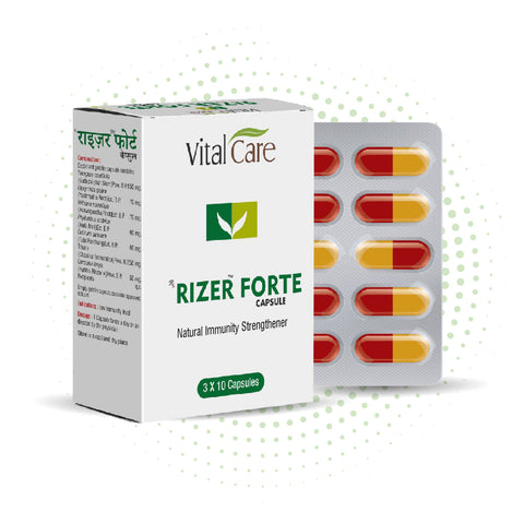 RIZER FORTE Capsule  3 X 10 - Natural Immunity Strengthener