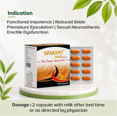 Sparant Gold Capsule – Ayurvedic Support for Energy & Performance