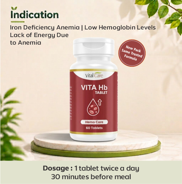 Vita HB Tablet – Natural Support for Healthy Hemoglobin