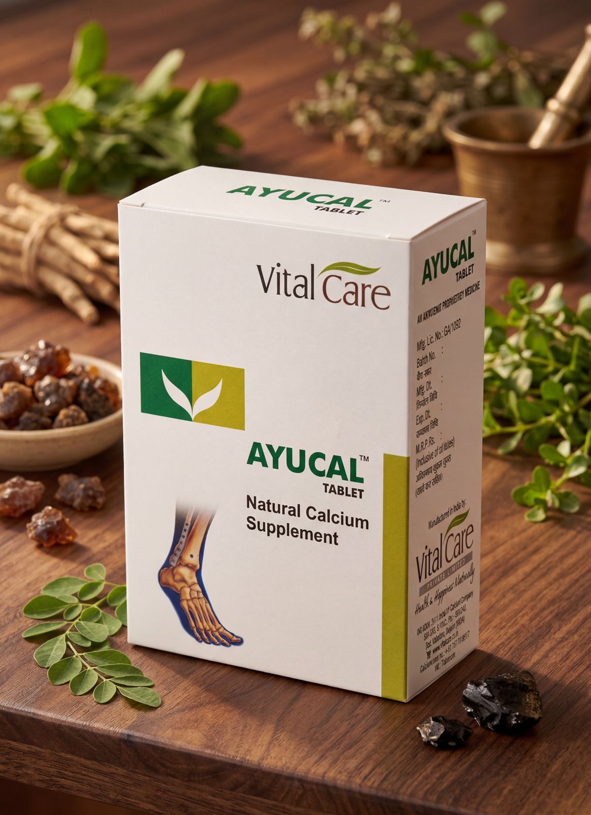 Ayucal Tablet – Natural Calcium Support for Strong Bones
