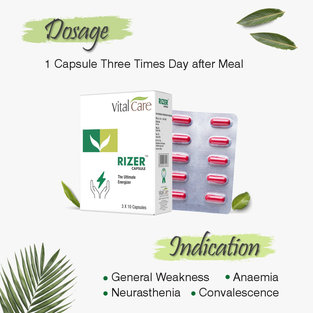 Rizer Capsules – Strength, Recovery & Daily Vitality