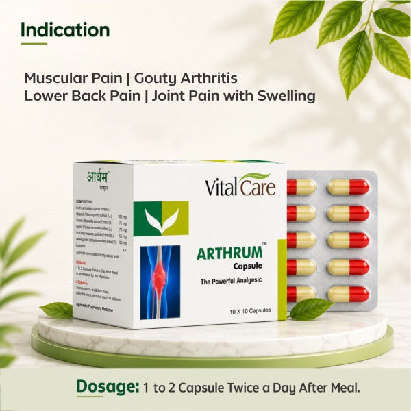 Arthrum Capsule – Targeted Relief for Joint & Uric Acid Concerns