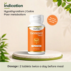 Thyrovit Tablet (60 Tablets) – Support for Balanced Thyroid Function