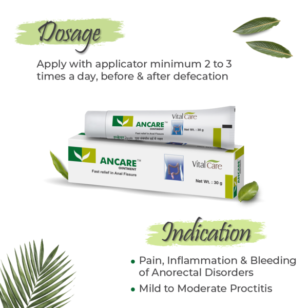 Ancare Ointment - An Ayurvedic Piles Cream