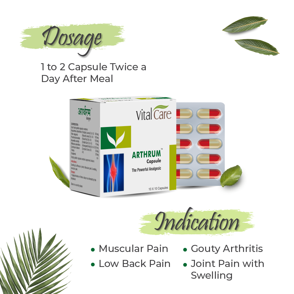 Arthrum Capsule – Targeted Relief for Joint & Uric Acid Concerns