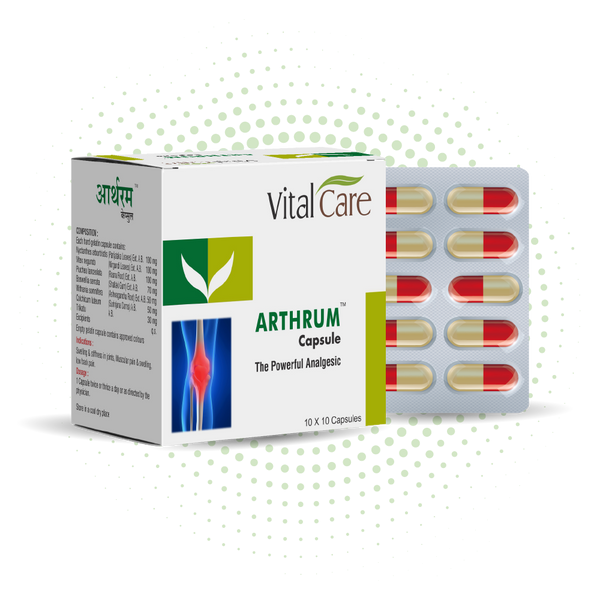 Arthrum Capsule - An Ayurvedic Supplement For All Types Of Pain