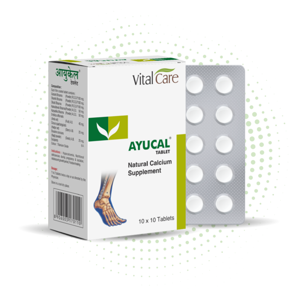 Ayucal Tablets - An Ayurvedic Calcium Supplement