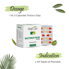 Bactimo-Psor Capsules - Ayurvedic Solution for Psoriasis