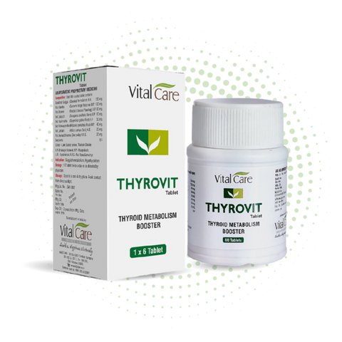 THYROVIT ( 60 Tablet ) - Thyroid Metabolism Booster
