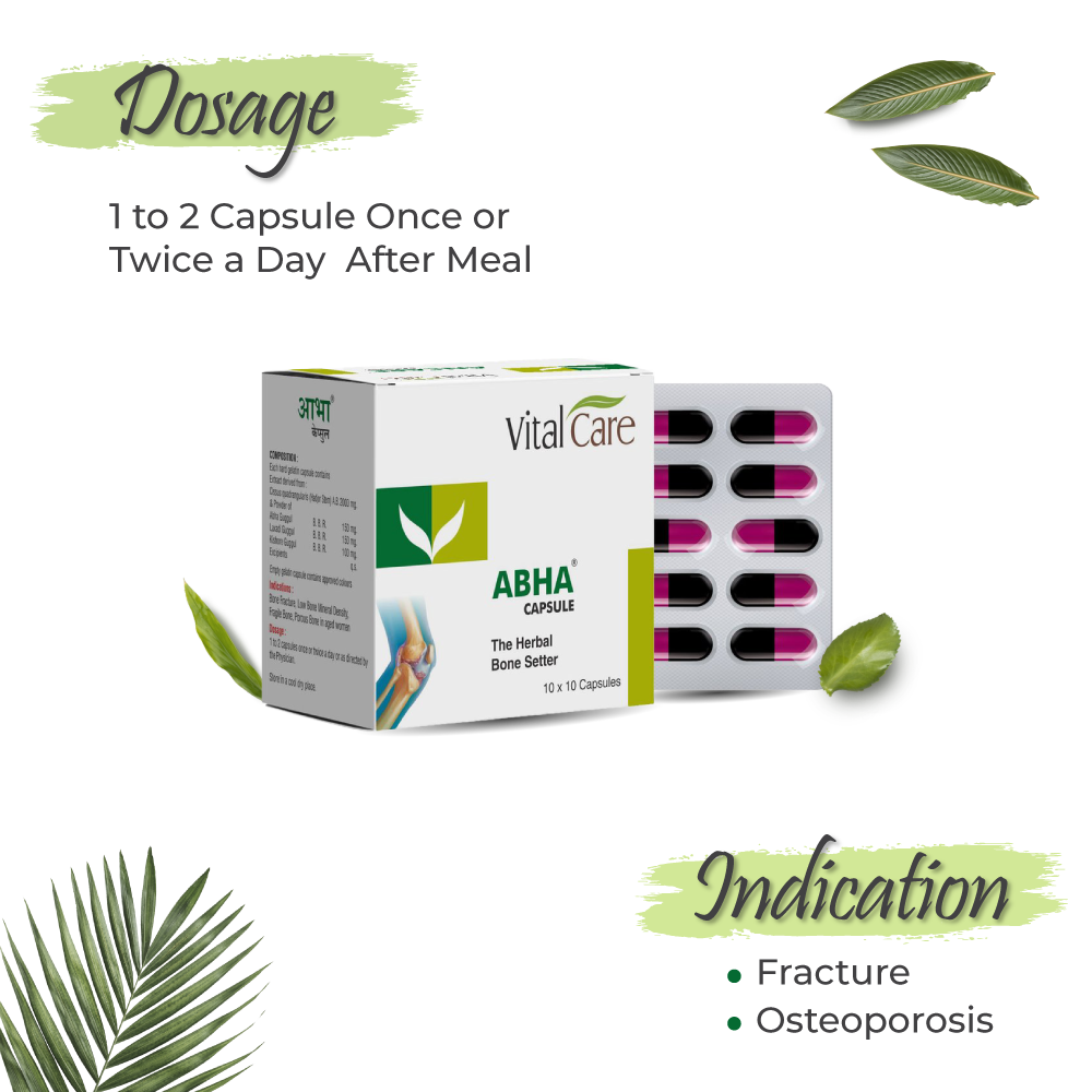 Abha Capsule - An Ayurvedic medicine for Osteoporosis